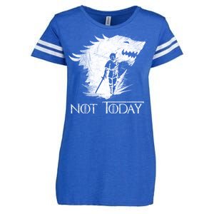 Not Today Arya Wolf Enza Ladies Jersey Football T-Shirt