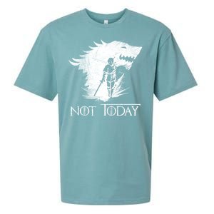 Not Today Arya Wolf Sueded Cloud Jersey T-Shirt