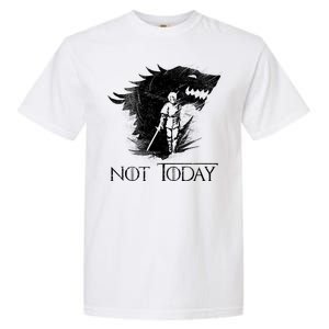 Not Today Arya Wolf Garment-Dyed Heavyweight T-Shirt