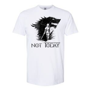 Not Today Arya Wolf Softstyle CVC T-Shirt