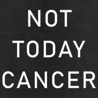 Not Today Cancer 7 Panel Mesh Trucker Snapback Hat
