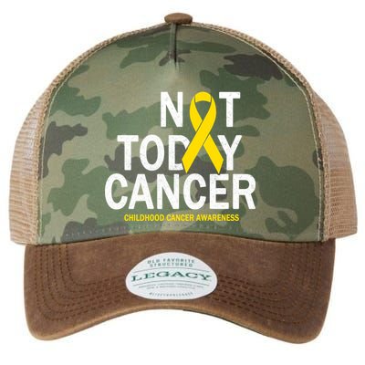 Not Today Cancer Childhood Awareness Legacy Tie Dye Trucker Hat