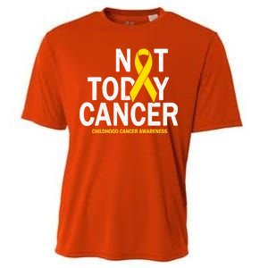 Not Today Cancer Childhood Awareness Cooling Performance Crew T-Shirt