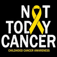 Not Today Cancer Childhood Awareness Cooling Performance Crew T-Shirt