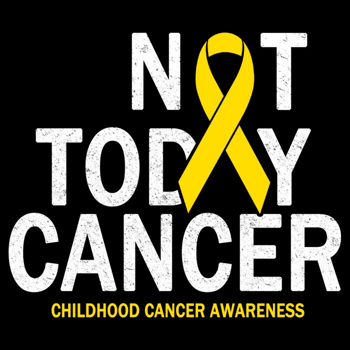 Not Today Cancer Childhood Awareness Cooling Performance Crew T-Shirt