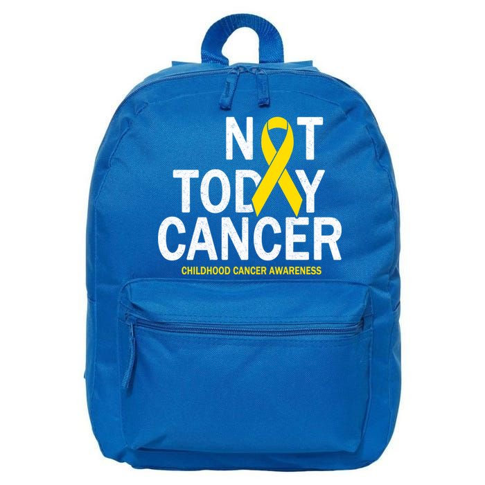 Not Today Cancer Childhood Awareness 16 in Basic Backpack