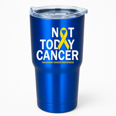 Not Today Cancer Childhood Awareness Tumbler
