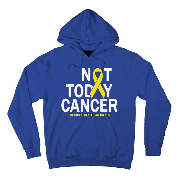 Not Today Cancer Childhood Awareness Tall Hoodie