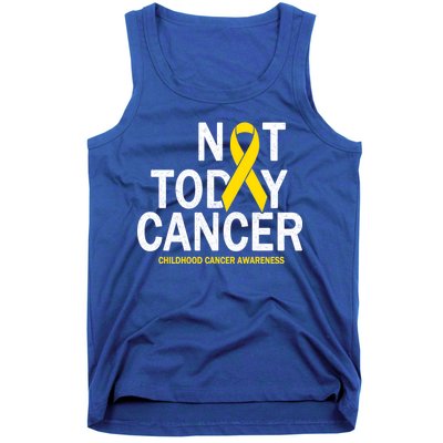 Not Today Cancer Childhood Awareness Tank Top