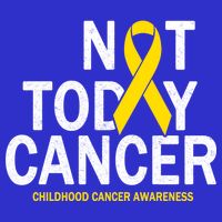 Not Today Cancer Childhood Awareness Visor