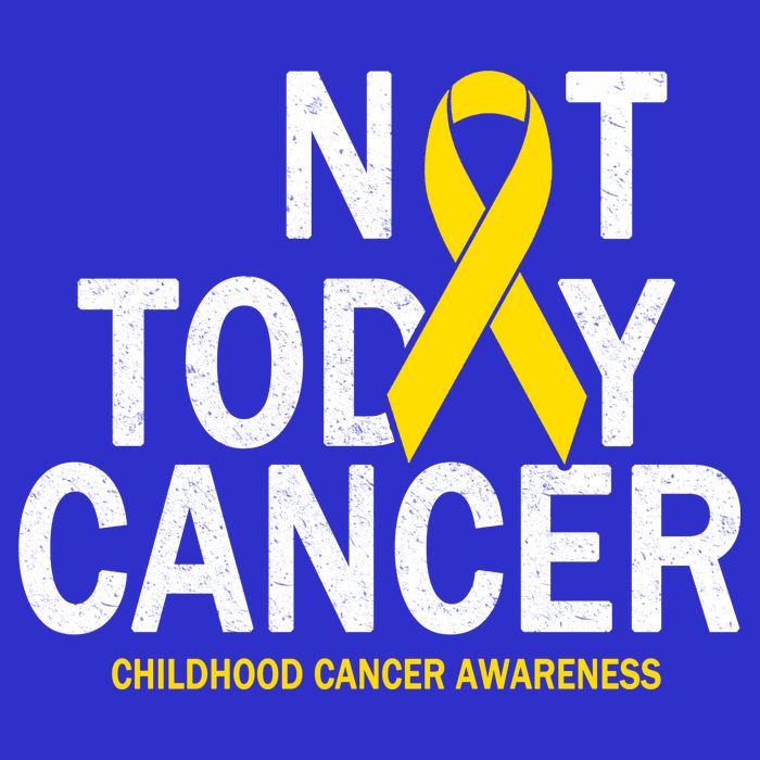 Not Today Cancer Childhood Awareness Visor