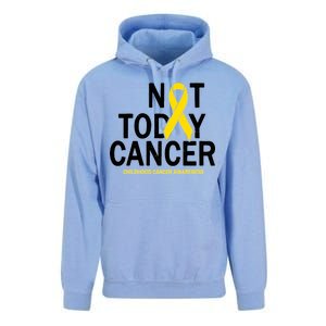 Not Today Cancer Childhood Awareness Unisex Surf Hoodie