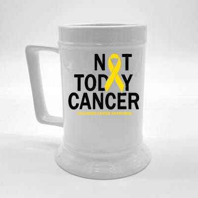 Not Today Cancer Childhood Awareness Beer Stein