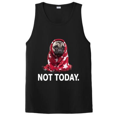 Not Today Funny Pug PosiCharge Competitor Tank