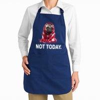 Not Today Funny Pug Apron