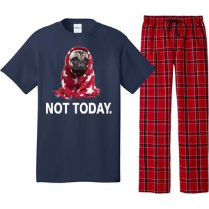 Not Today Funny Pug Pajama Set