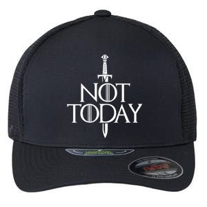  Not Today God Of Death Flexfit Unipanel Trucker Cap