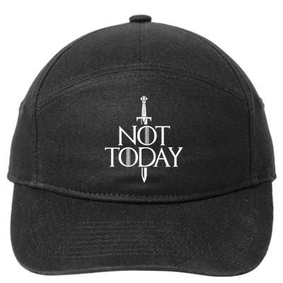  Not Today God Of Death 7-Panel Snapback Hat