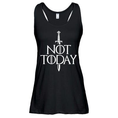  Not Today God Of Death Ladies Essential Flowy Tank