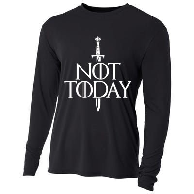  Not Today God Of Death Cooling Performance Long Sleeve Crew