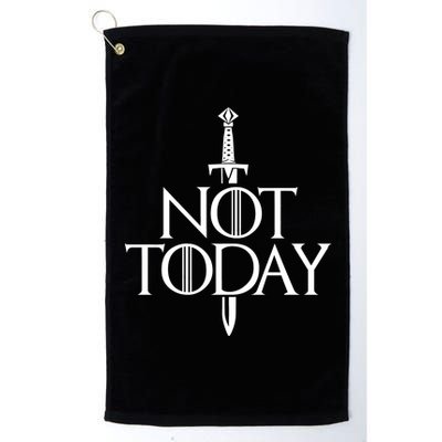  Not Today God Of Death Platinum Collection Golf Towel