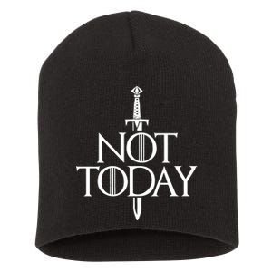  Not Today God Of Death Short Acrylic Beanie