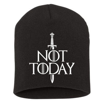  Not Today God Of Death Short Acrylic Beanie