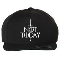  Not Today God Of Death Wool Snapback Cap