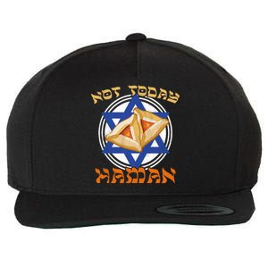 Not Today Haman  Wool Snapback Cap