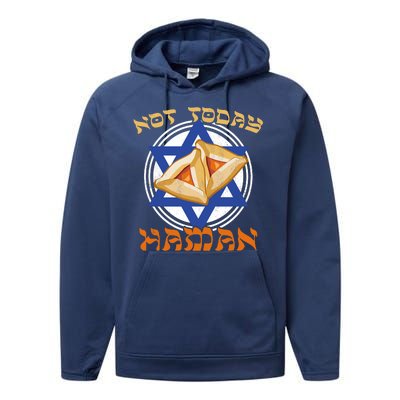 Not Today Haman  Performance Fleece Hoodie