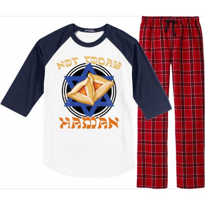 Not Today Haman  Raglan Sleeve Pajama Set