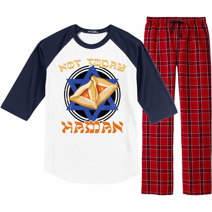 Not Today Haman  Raglan Sleeve Pajama Set