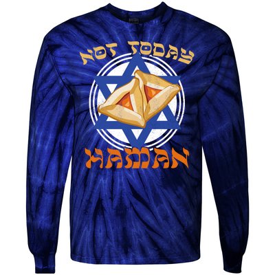 Not Today Haman  Tie-Dye Long Sleeve Shirt