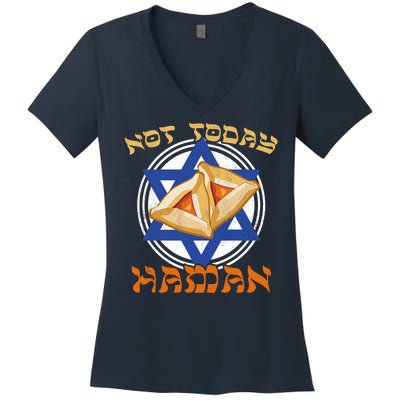 Not Today Haman  Women's V-Neck T-Shirt