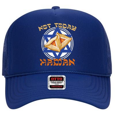 Not Today Haman  High Crown Mesh Back Trucker Hat