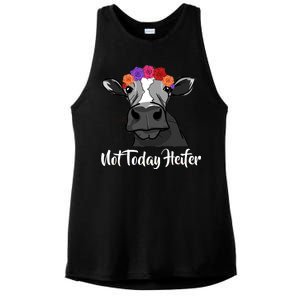 Not Today Heifer Ladies PosiCharge Tri-Blend Wicking Tank