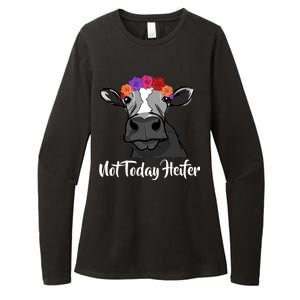 Not Today Heifer Womens CVC Long Sleeve Shirt