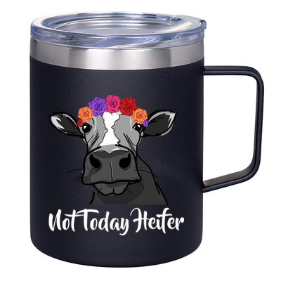 Not Today Heifer 12oz Stainless Steel Coffee Mug