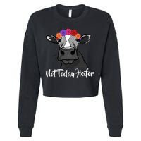 Not Today Heifer Cropped Pullover Crew