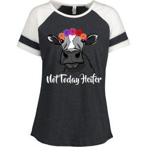 Not Today Heifer Enza Ladies Jersey Colorblock Tee