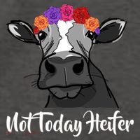Not Today Heifer Vector Backpack