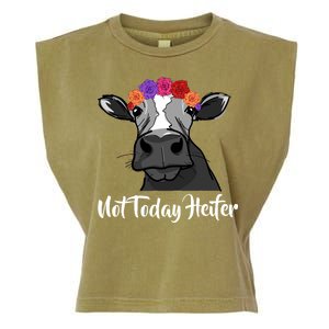 Not Today Heifer Garment-Dyed Women's Muscle Tee