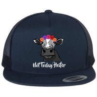 Not Today Heifer Flat Bill Trucker Hat