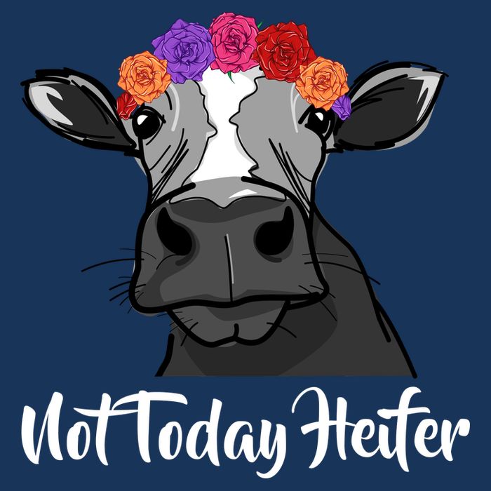 Not Today Heifer Toddler Hoodie
