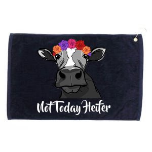 Not Today Heifer Grommeted Golf Towel