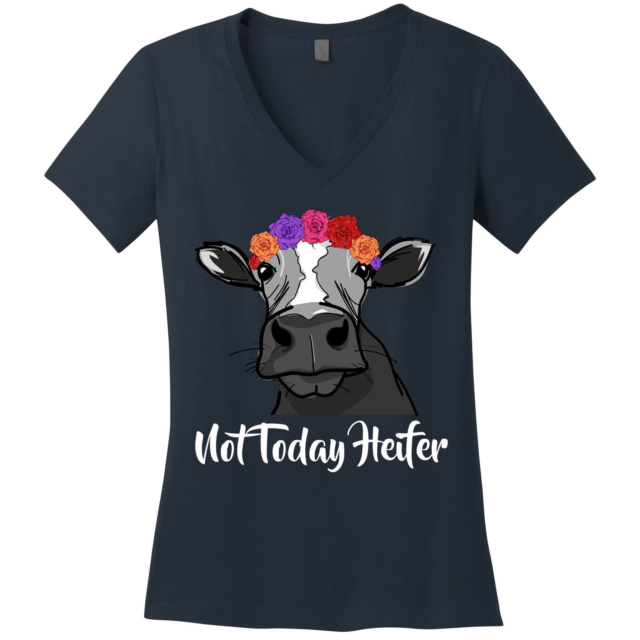 Not Today Heifer Women's V-Neck T-Shirt