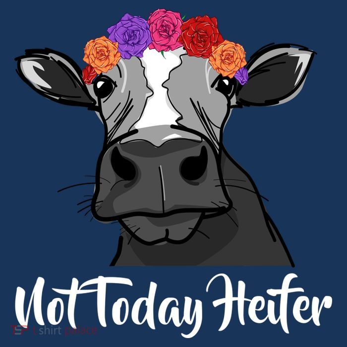 Not Today Heifer Short Acrylic Beanie