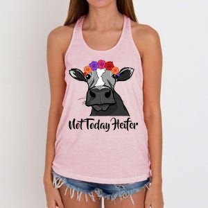 Not Today Heifer Women's Knotted Racerback Tank