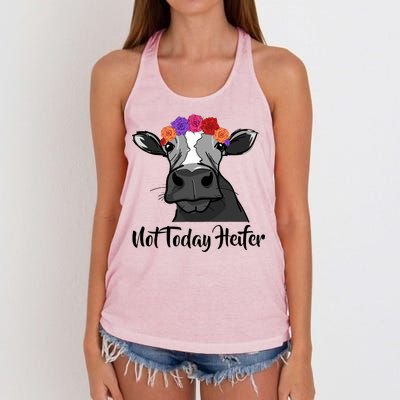 Not Today Heifer Women's Knotted Racerback Tank