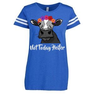 Not Today Heifer Enza Ladies Jersey Football T-Shirt